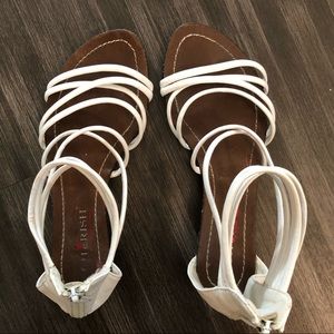 White Strappy Sandals